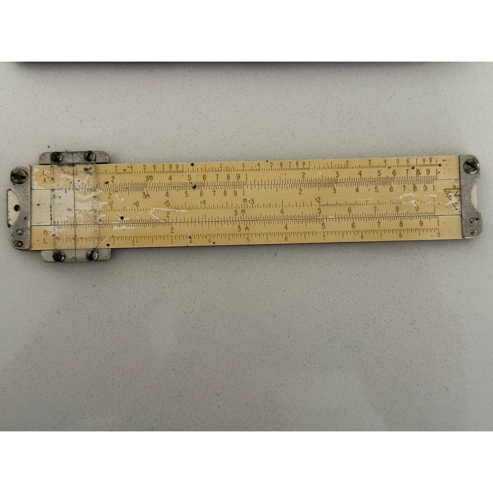 Pickett & Eckel Vintage Slide Rule Model 200 Leather Case Small 6